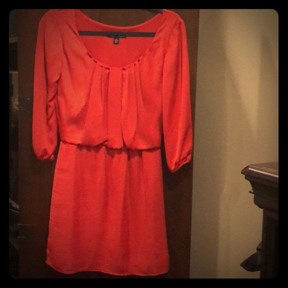 Satan Red/rust dress size small